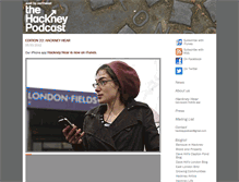 Tablet Screenshot of hackneypodcast.co.uk